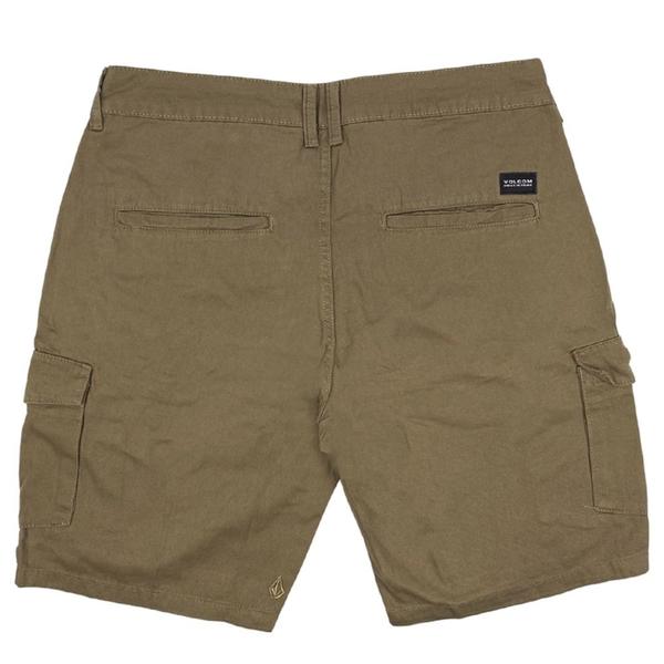 Imagem de Bermuda Passeio Volcom Plus Size Bevel Cargo Khaki