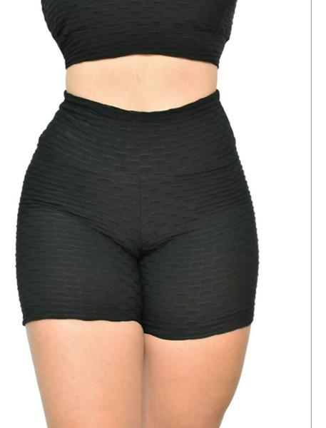 Bermuda Shorts Curto 3D Bolha Academia Cós Alto Fitness - Wild Imagem de Bermuda Shorts Curto 3D Bolha Academia Cós Alto Fitness