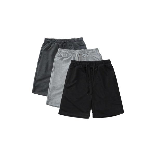 Bermuda Shorts Masculina Academia Corrida Treino Moletom MOLETINHO - IRON Imagem de Bermuda Shorts Masculina Academia Corrida Treino Moletom MOLETINHO
