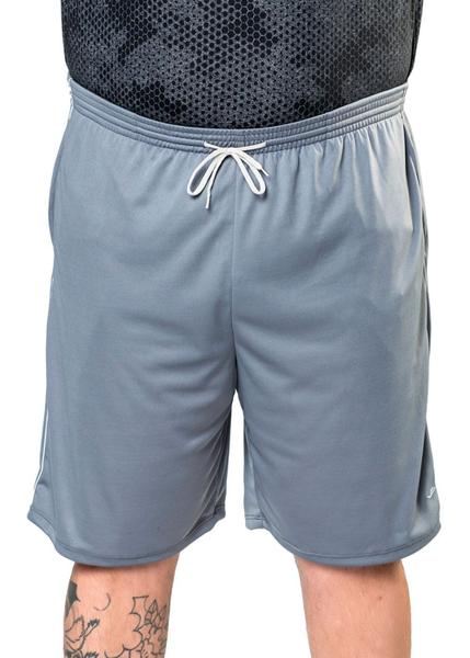 Imagem de Bermuda Shorts Masculino Adulto Plus Size Cinza Esporte Básico Elite Original com Cordão