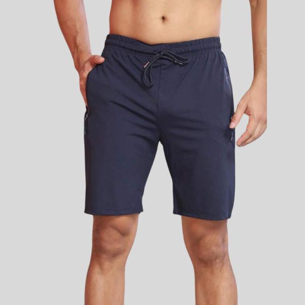 Imagem de Bermuda Tactel Masculina Elástico lisa Shorts  Academia