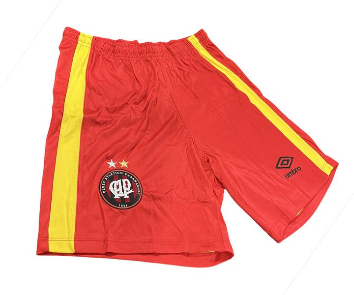 Imagem de Bermuda Umbro Atlético Paranaense II 2018 El Huracán - Vermelho+Amarelo