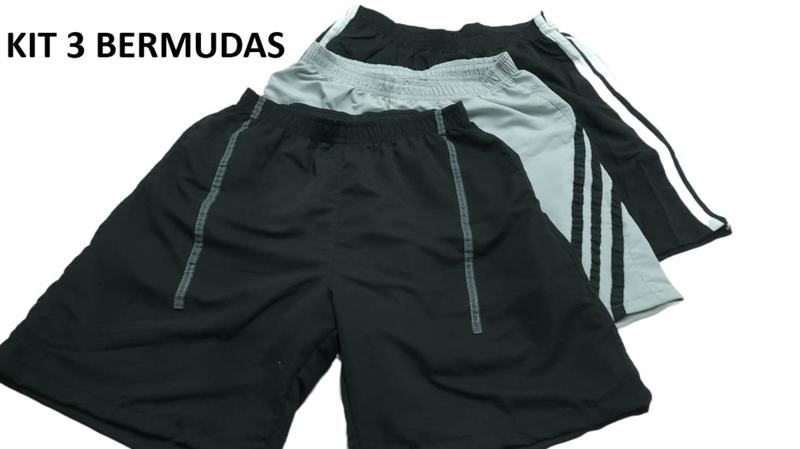 Imagem de Bermudas Masculina Tactel - 38 ao 44, Academia , Lazer e Treino