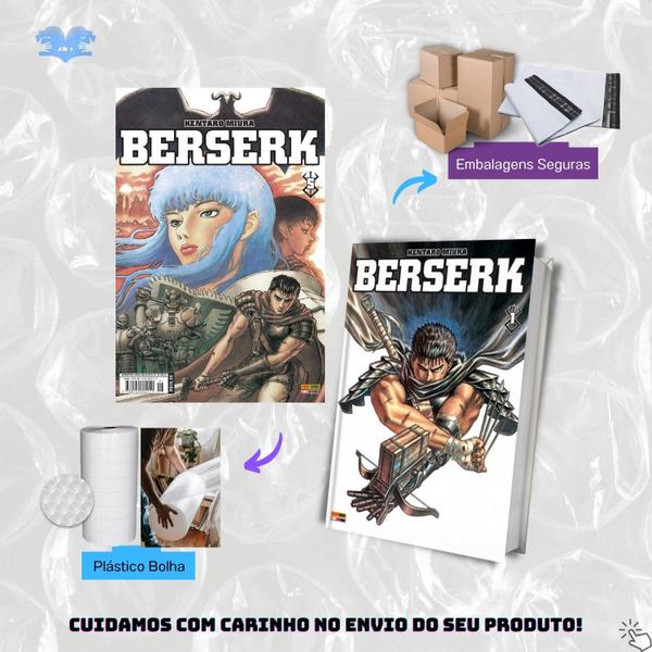 Berserk Edição de Luxo Mangá Vol. 1 Ao 7 - KIT Panini em Português