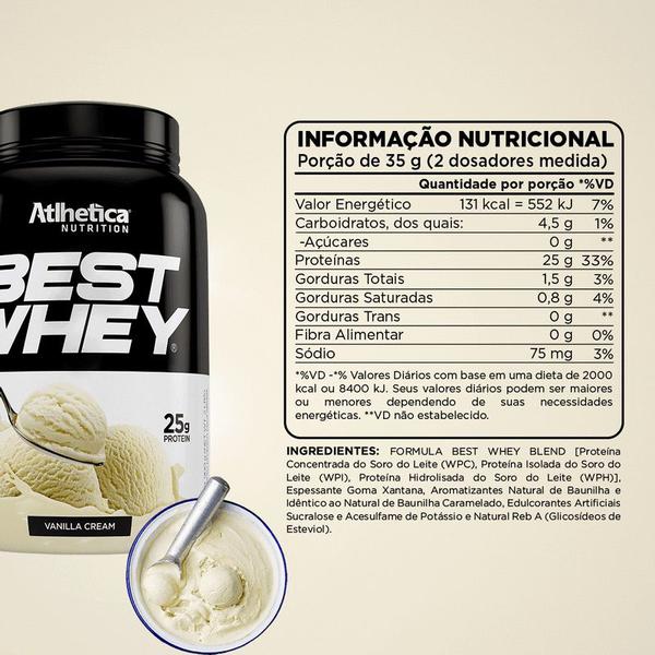 Imagem de Best Whey 3W 900g - Atlhetica Nutrition