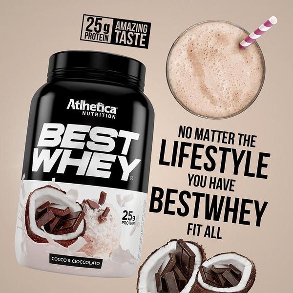 Imagem de Best Whey 900g Coco com Chocolate - Atlhetica Nutrition