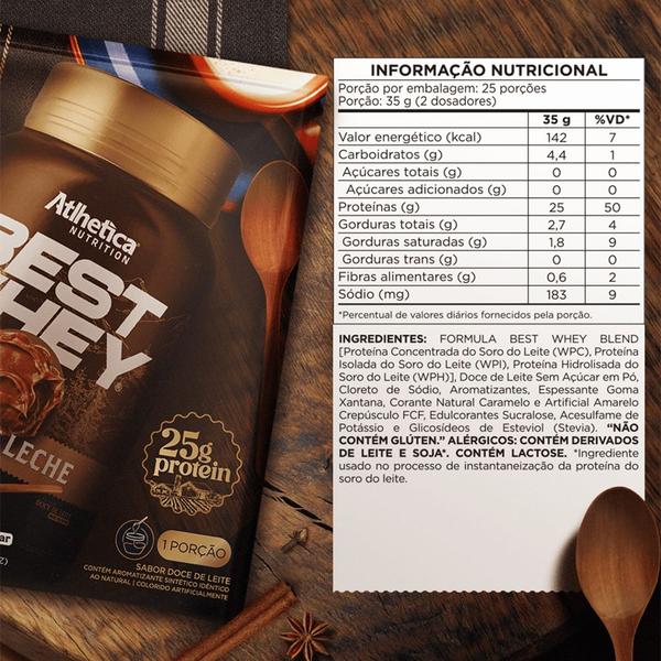 Imagem de Best Whey Atlhetica Nutrition (900g) Dulce de Leche Premium