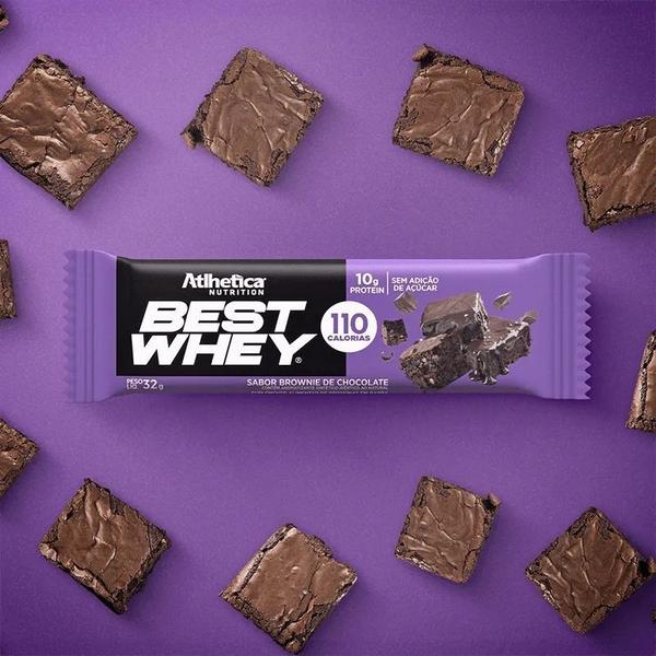 Imagem de Best Whey Bar (12un) Brownie Chocolate Atlhetica Nutrition