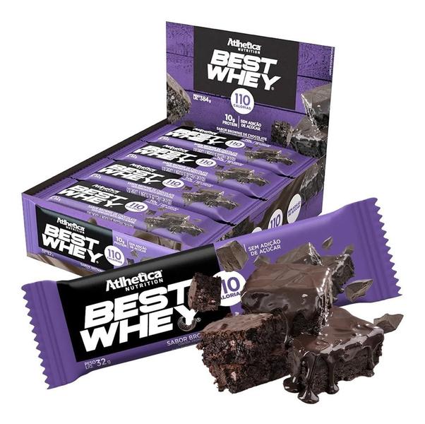 Imagem de Best Whey Bar (12un) Brownie Chocolate Atlhetica Nutrition