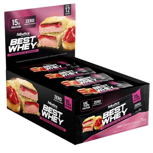 Imagem de Best Whey Bar 15G De Proteína 12 Un. 62G (744G) - Atlhetica