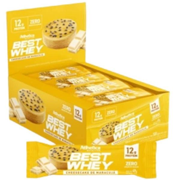 Imagem de Best Whey Bar (Caixa c/ 12un de 49g) Atlhetica Nutrition