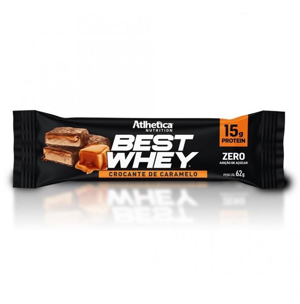 Imagem de Best Whey Bar (Display 12 unidades de 62g) - Sabor Crocante de Caramelo