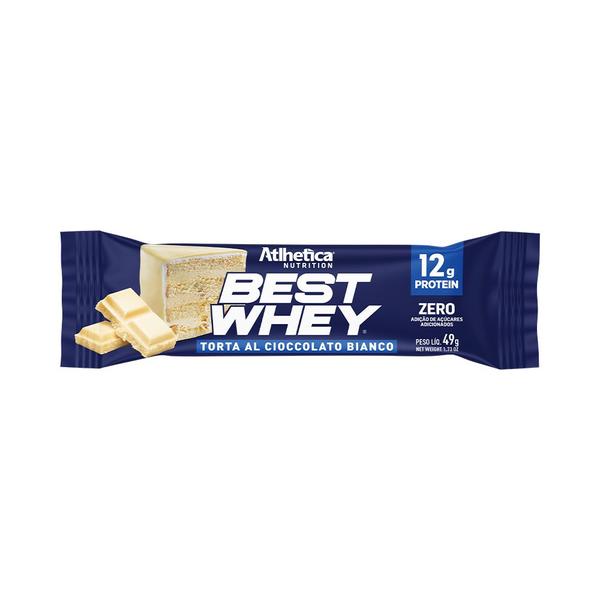 Imagem de Best Whey Bar Display Atlhetica Nutrition Cioccolato Bianco