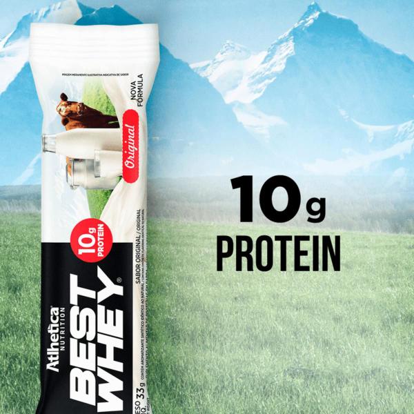 Imagem de Best Whey Bar Suplemento Esportivo C/12 Atlhetica Nutrition 30g p/unidade 10g proteína