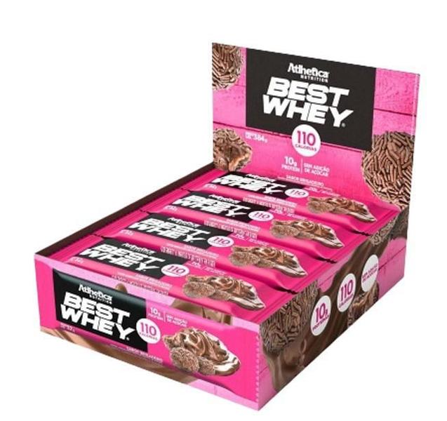 Imagem de Best Whey Barra Prot Brigadeiro Display 12 und 32G Atlhetica