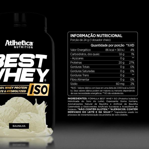 Imagem de Best Whey Iso 900 G -proteína Isolada Atlhetica Nutrition