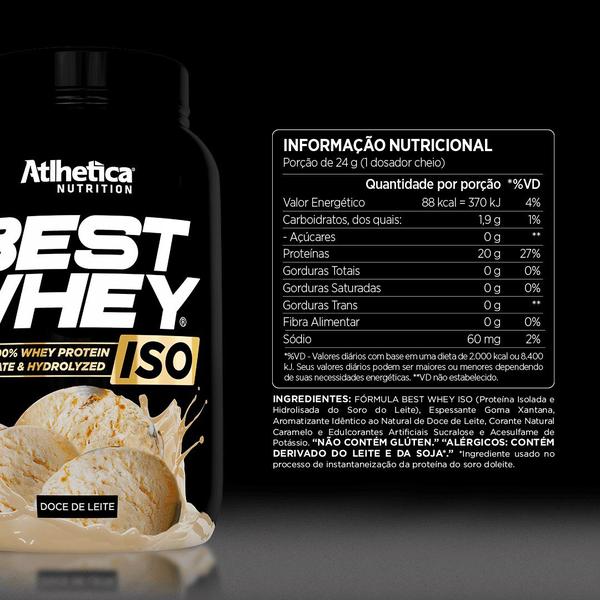 Imagem de Best Whey Iso 900g Atlhetica Nutrition