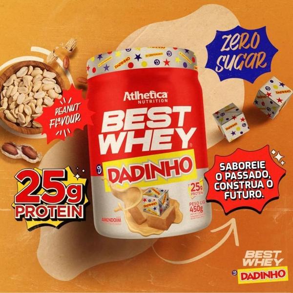 Imagem de Best Whey Protein 450G Atlhetica Nutrition Sabor:Dadinho