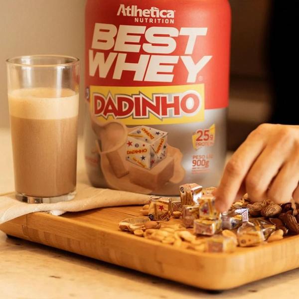 Imagem de Best Whey Protein 450G Atlhetica Nutrition Sabor:Dadinho