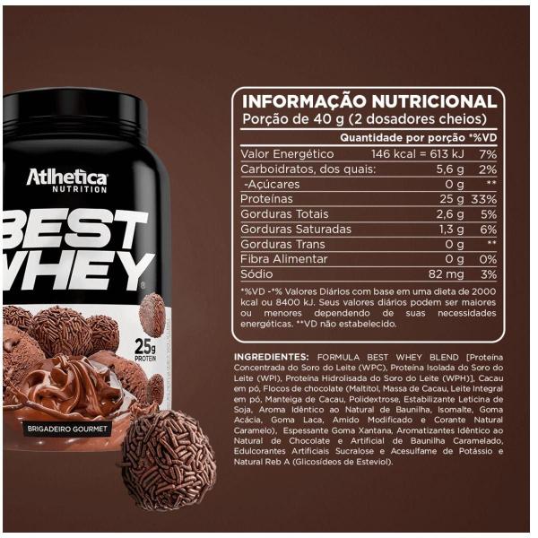 Imagem de Best Whey Protein 900g Atlhetica