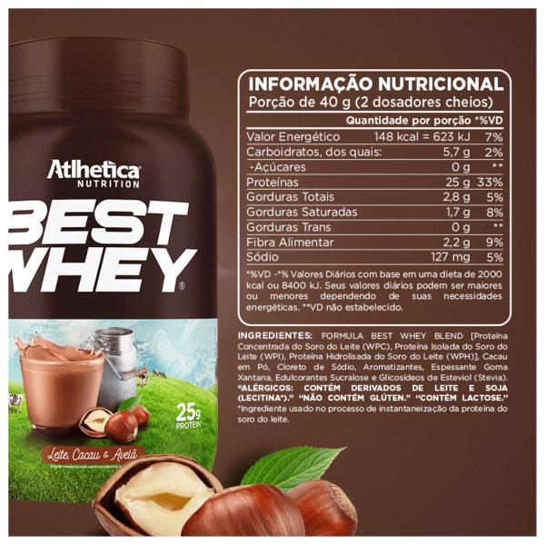 Imagem de Best Whey Protein 900g Atlhetica Nutrition