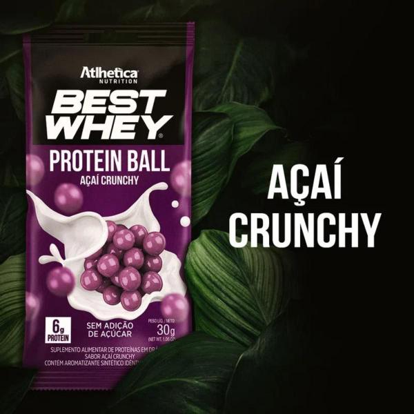 Imagem de Best Whey Protein Ball Delicioso e proteico Snack 4X 30g