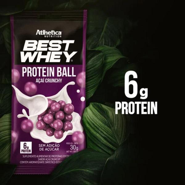 Imagem de Best Whey Protein Ball Delicioso e proteico Snack 4X 30g
