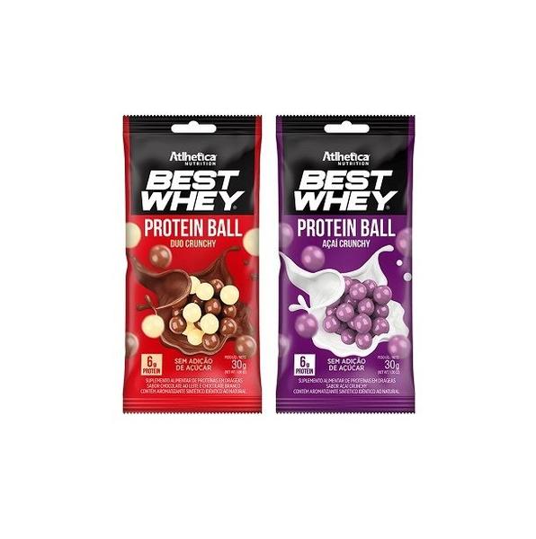 Imagem de Best Whey Protein Ball (Display 20 unidades de 30g) - Sabor: Açaí Crunchy