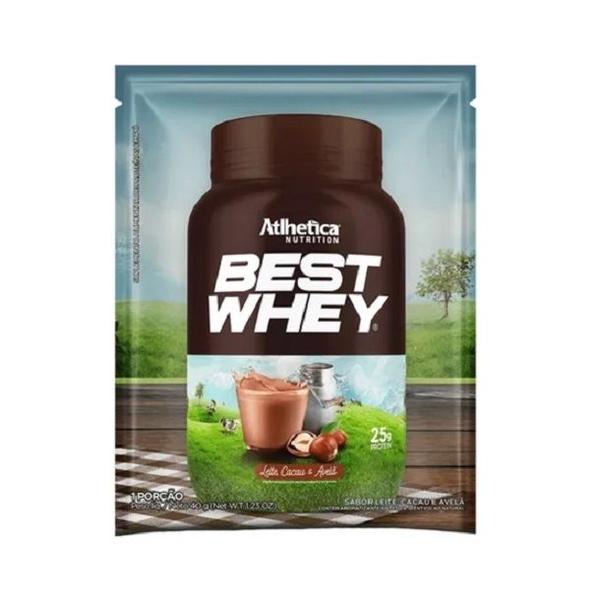 Imagem de Best Whey Sachê (35g) - Sabor: Leite, cacau e avelã (sachê 40g)