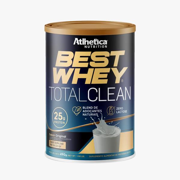 Imagem de Best Whey Total Clean 490g - Atlhetica Nutrition