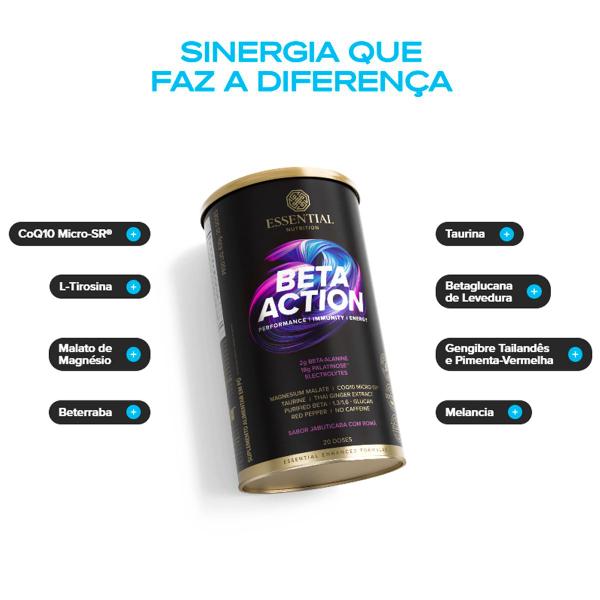 Imagem de Beta Action Essential Nutrition 630g Sabor Jabuticaba com Romã