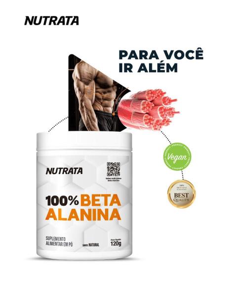 Imagem de Beta Alanina 100% Pura Pote 120G - Nutrata