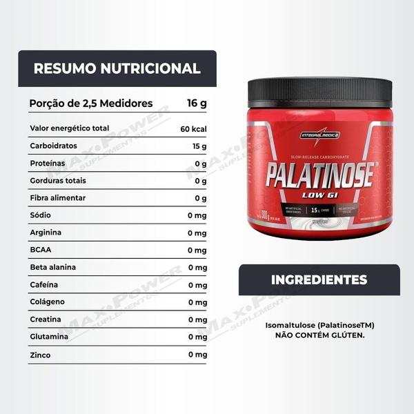 Imagem de Beta Alanina 123g + Palatinose Pura 300G Integralmedica