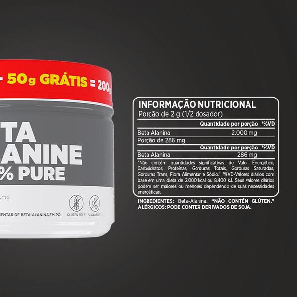 Imagem de Beta Alanina Alanine 100% Pura Atlhetica nutrition 200g