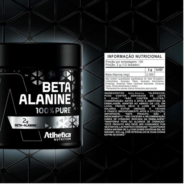 Imagem de Beta Alanina Alanine 100% Pura Atlhetica nutrition 200g