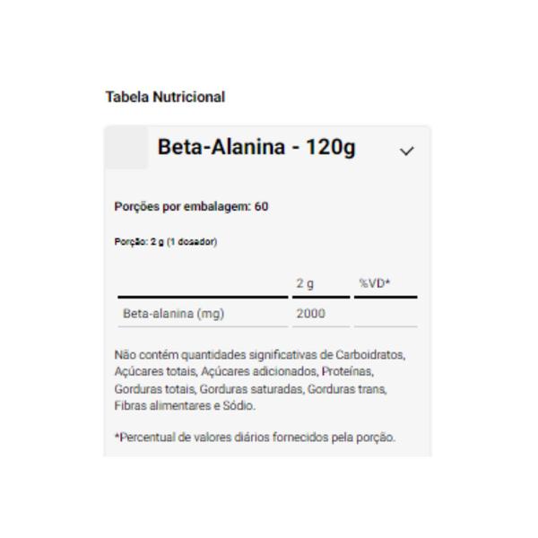 Imagem de Beta alanina dux 120g