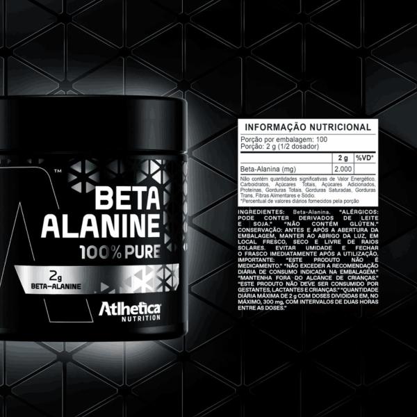 Imagem de Beta-Alanine 100% Pure Pote 200g Atlhetica Nutrition