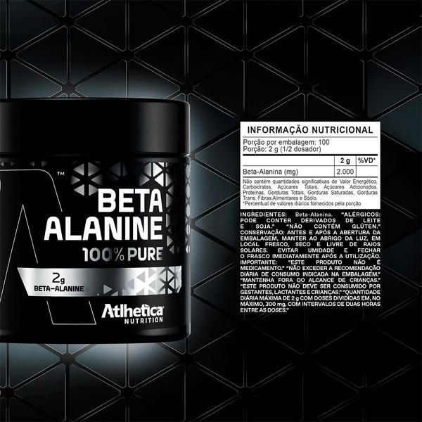 Beta Alanine (200g) Atlhetica Nutrition Imagem de Beta Alanine (200g) Atlhetica Nutrition