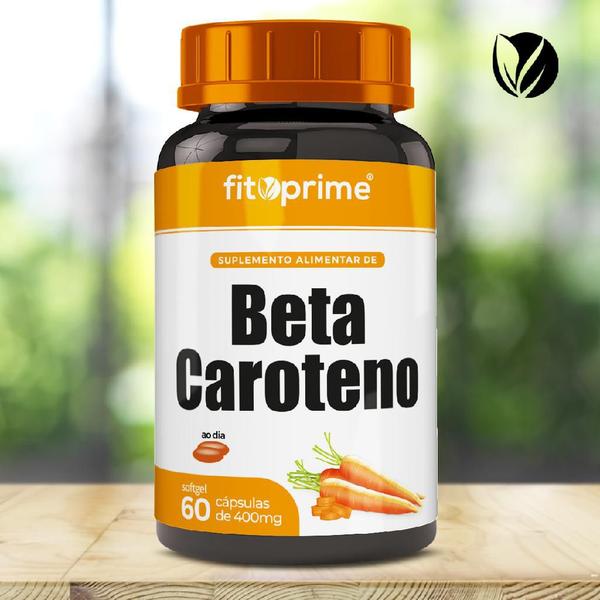 Imagem de Beta Caroteno 400mg 60 Cápsulas Fitoprime