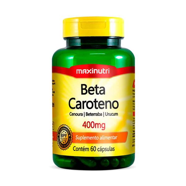 Imagem de Beta Caroteno 400mg 60 Capsulas Loja Maxinutri