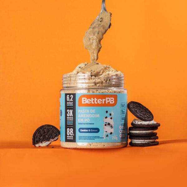 Imagem de Better Pb, Pasta De Amendoim Em Pó, Cookies E Cream, 210g