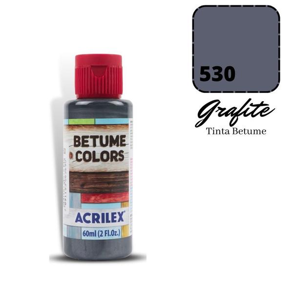 Imagem de Betume Acrilex Color 60ml 530 Grafite