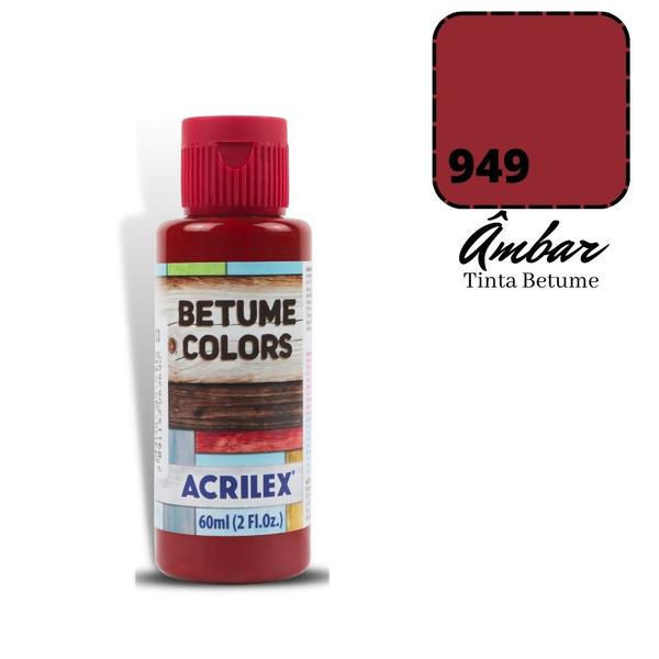 Imagem de Betume Acrilex Color 60ml 949 Ambar