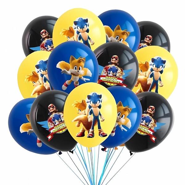 Imagem de Bexigas Sonic The Hedgehog Balões Tails Knuckles Balões Festa