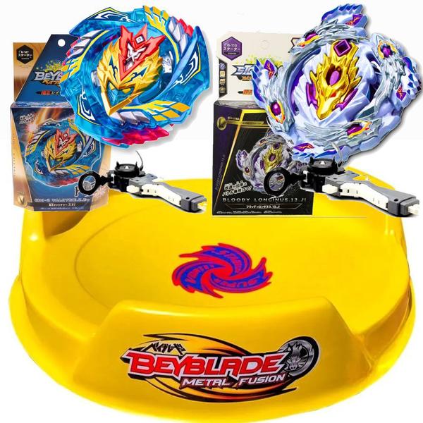 Beyblade Bloody Longinus vs CHO-Z Valkyrie - TOP GYRO Imagem de Beyblade Bloody Longinus vs CHO-Z Valkyrie - TOP GYRO