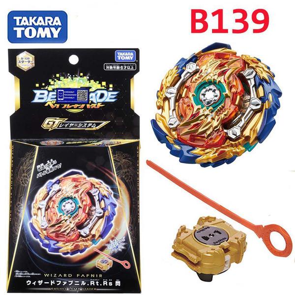 Imagem de Beyblade Burst GT B-139 Startes WIZARD FAFNIR com Lançador  TakaraTomy