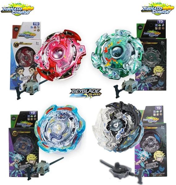 Beyblade Burst + Lançador Vários Modelos Disponiveis - Tornado Gyro Imagem de Beyblade Burst + Lançador Vários Modelos Disponiveis