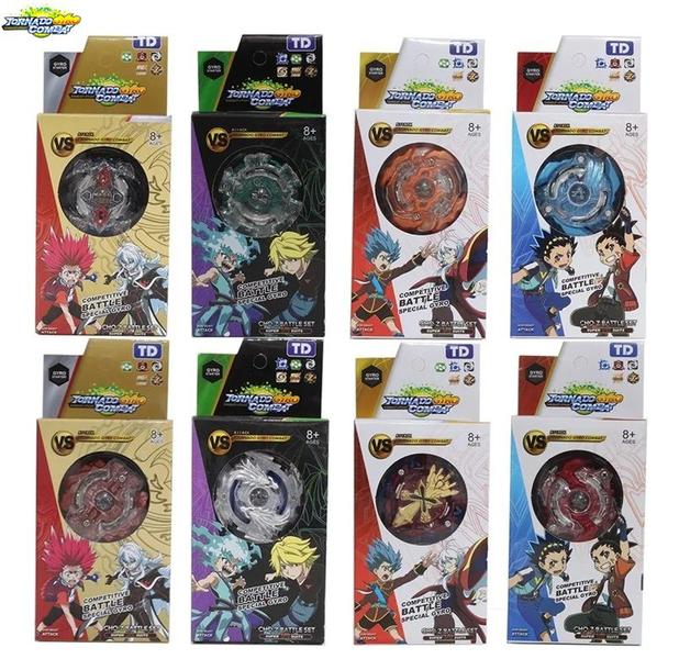 Beyblade Burst + Lançador Vários Modelos Disponiveis - Tornado Gyro Imagem de Beyblade Burst + Lançador Vários Modelos Disponiveis