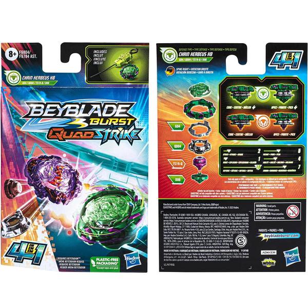 Imagem de Beyblade Burst Quad Strike Chain Kerbeus K8 Hasbro