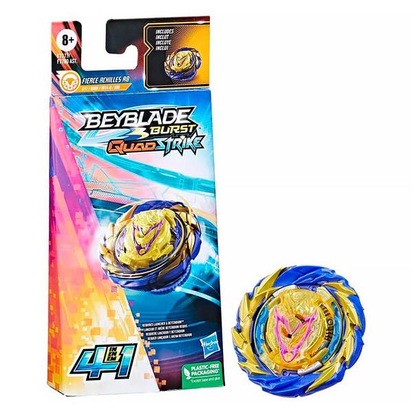 Imagem de Beyblade Burst QuadStrike Fierce Achilles A8 4 em 1 F7760 F7777 - Hasbro